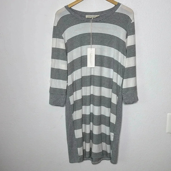 LA RELAXED Dresses & Skirts - LA RELAXED large modal/spandex gray dress large dress NWT